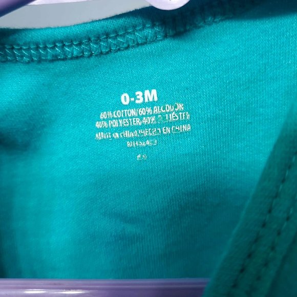 4/$10 Blue "I Brighten Mommy's Day" Graphic Print Onesie |Size: 0-3M - Picture 4 of 6